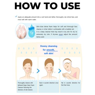 Apieu: Deep Clean Foam Cleanser (2EA) - 130ml